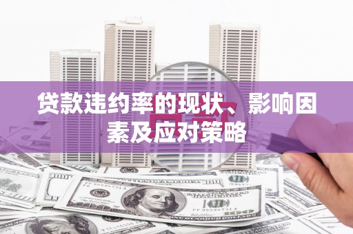 秀山贷款违约率的现状、影响因素及应对策略