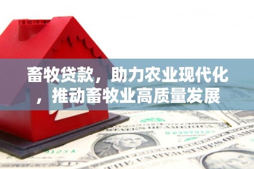 广水畜牧贷款，助力农业现代化，推动畜牧业高质量发展