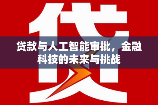 乐清贷款与人工智能审批，金融科技的未来与挑战
