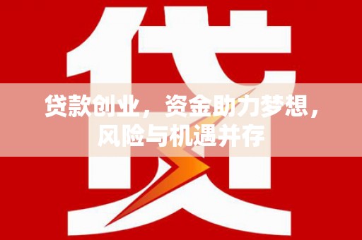 呼玛贷款创业，资金助力梦想，风险与机遇并存