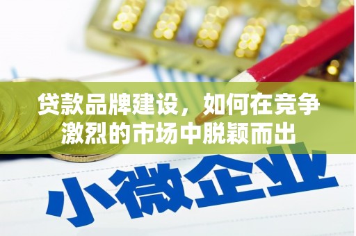 洛扎贷款品牌建设，如何在竞争激烈的市场中脱颖而出