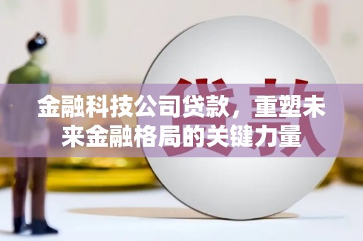 汝阳金融科技公司贷款，重塑未来金融格局的关键力量
