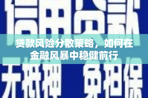 太保贷款风险分散策略，如何在金融风暴中稳健前行