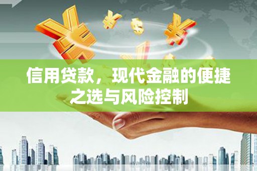 西陵信用贷款，现代金融的便捷之选与风险控制