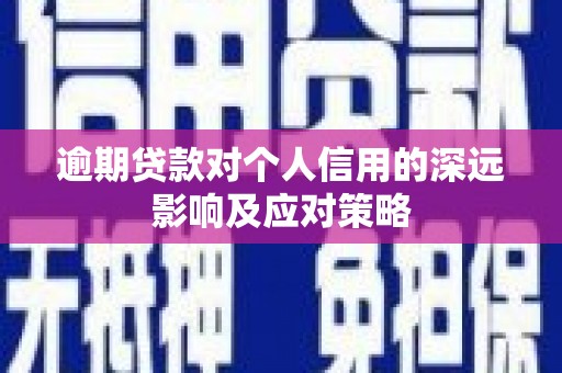 阆中逾期贷款对个人信用的深远影响及应对策略