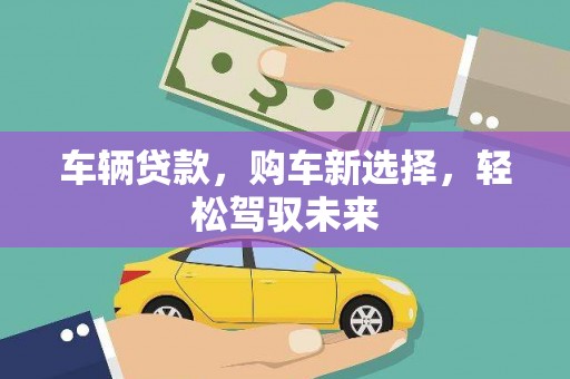 柳州车辆贷款，购车新选择，轻松驾驭未来