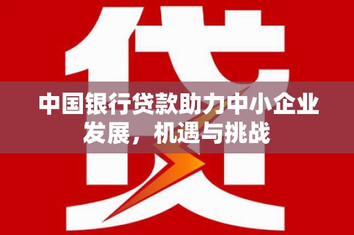 崇阳中国银行贷款助力中小企业发展，机遇与挑战