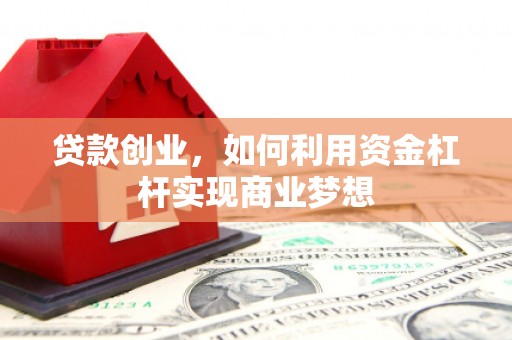 定远贷款创业，如何利用资金杠杆实现商业梦想