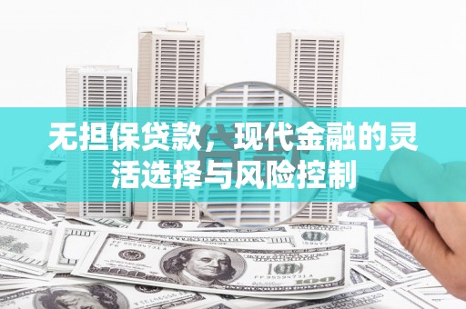 湖滨无担保贷款，现代金融的灵活选择与风险控制