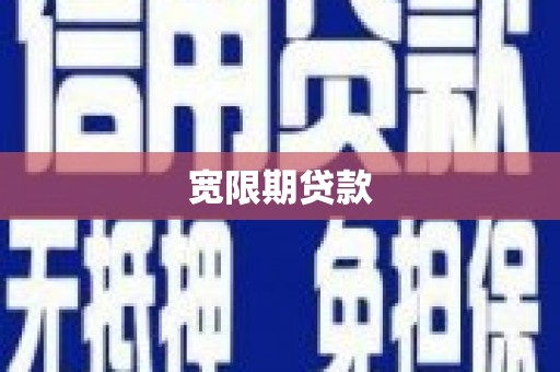大埤宽限期贷款