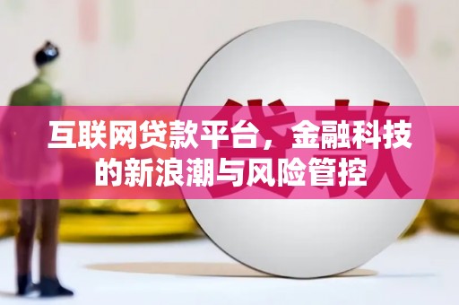 东乡族互联网贷款平台，金融科技的新浪潮与风险管控