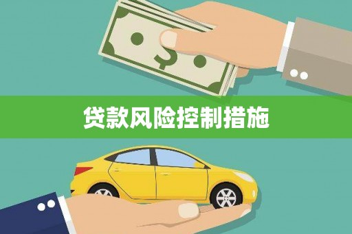 阳谷贷款风险控制措施
