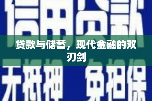 新泰贷款与储蓄，现代金融的双刃剑